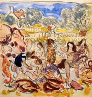 Prendergast, Maurice Brazil - Figures on the Beach